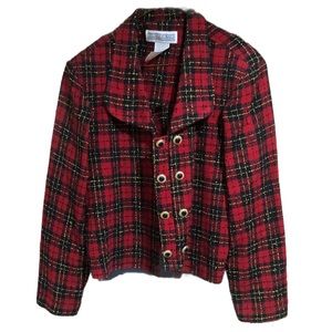 Vintage Jessica Howard Tartan Jacket